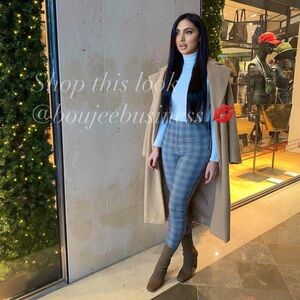 ZARA BNWT Plaid Leggings